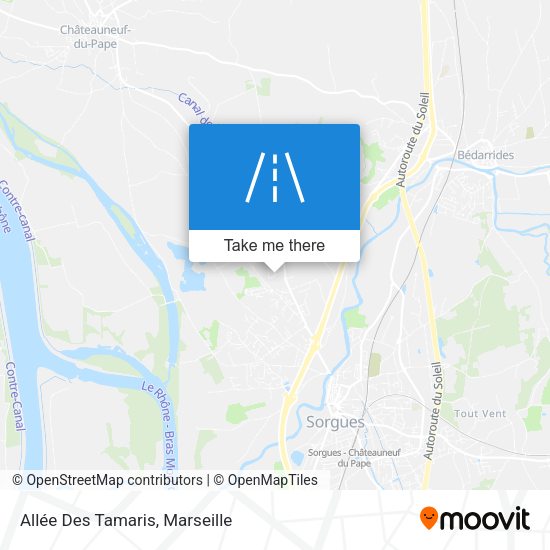 Allée Des Tamaris map
