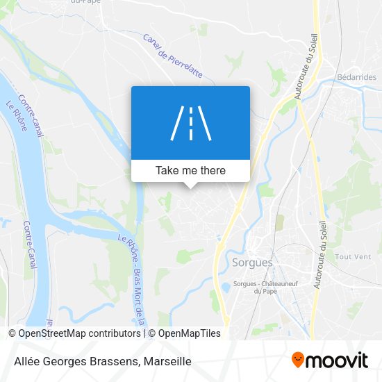 Allée Georges Brassens map