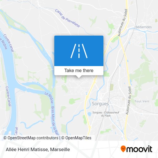 Allée Henri Matisse map