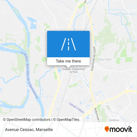 Avenue Cessac map