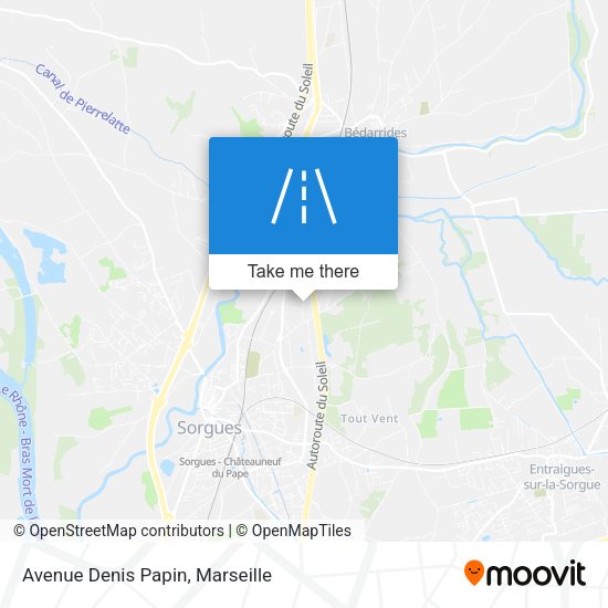 Avenue Denis Papin map