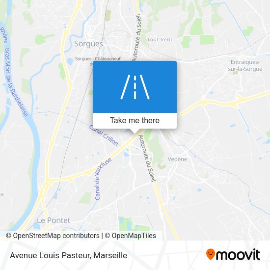 Avenue Louis Pasteur map