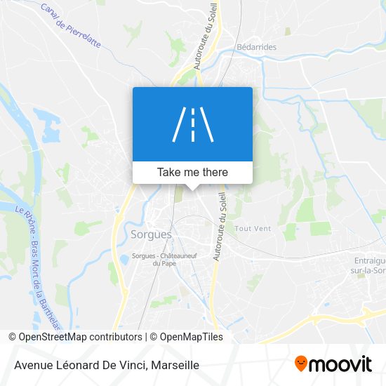 Avenue Léonard De Vinci map