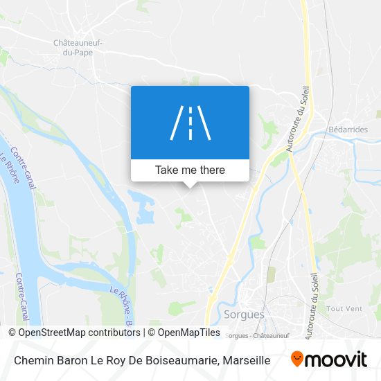 Chemin Baron Le Roy De Boiseaumarie map