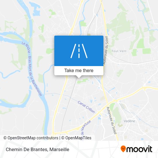 Chemin De Brantes map