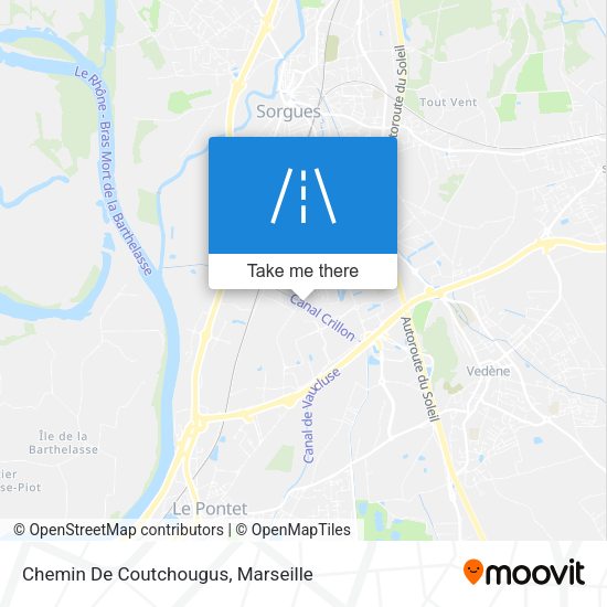 Chemin De Coutchougus map