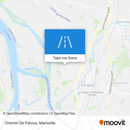Chemin De Fatoux map