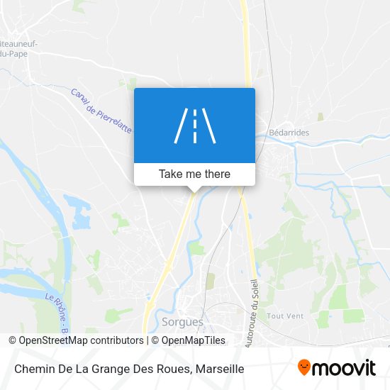 Chemin De La Grange Des Roues map