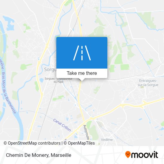 Chemin De Monery map