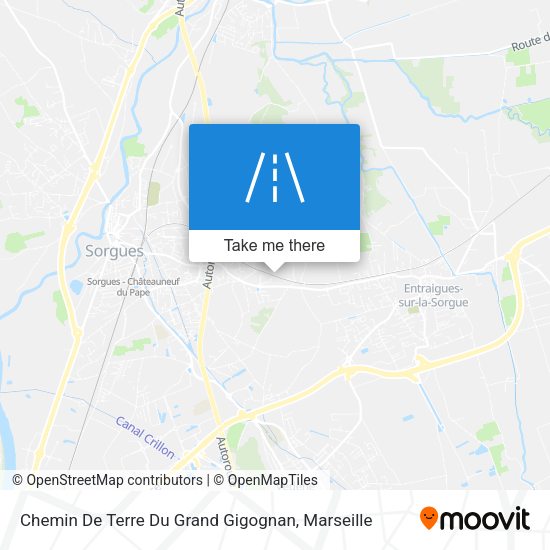 Chemin De Terre Du Grand Gigognan map