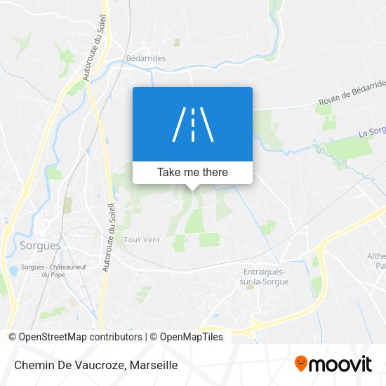 Chemin De Vaucroze map