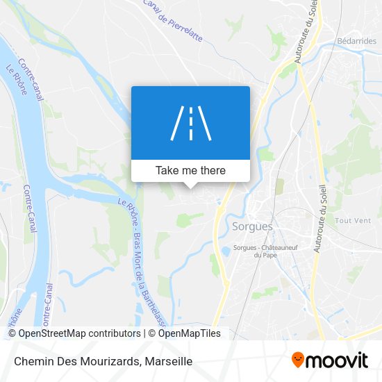 Chemin Des Mourizards map