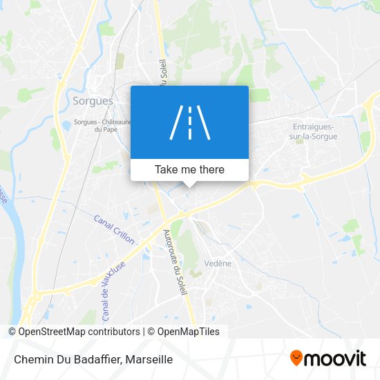 Chemin Du Badaffier map