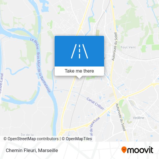 Chemin Fleuri map