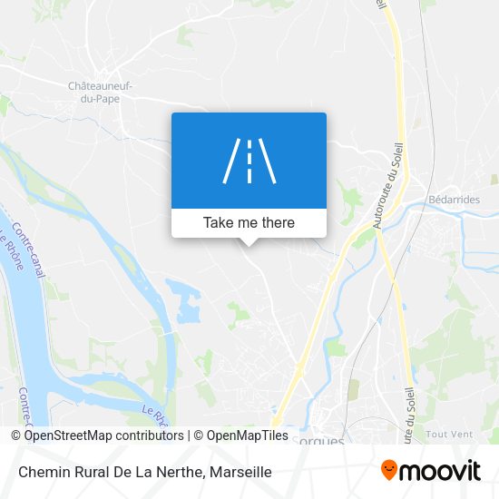 Chemin Rural De La Nerthe map