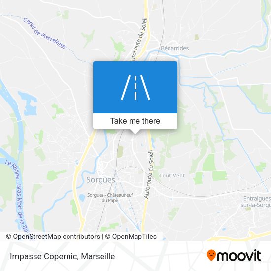 Impasse Copernic map