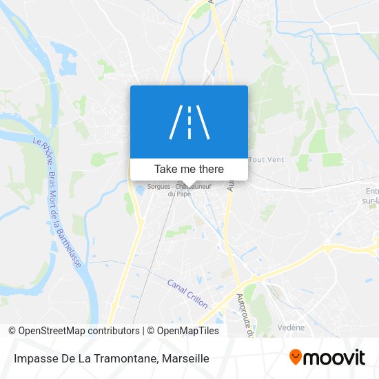 Impasse De La Tramontane map