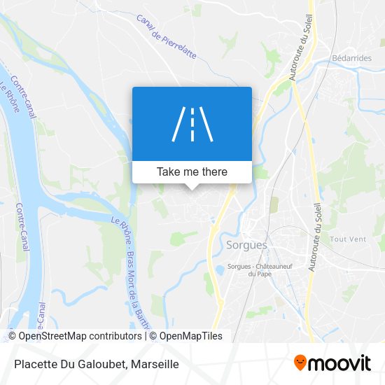 Placette Du Galoubet map