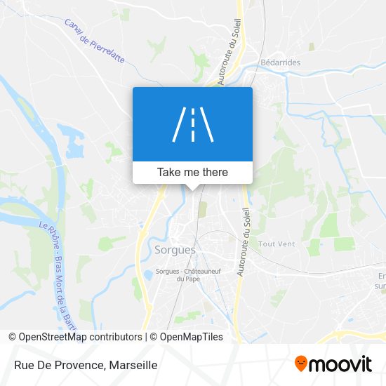 Rue De Provence map