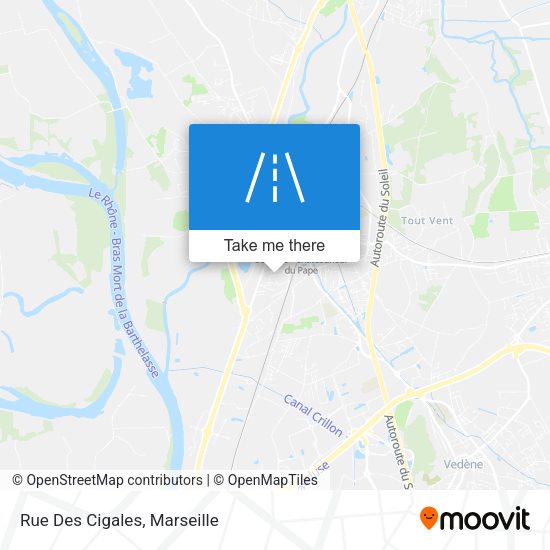 Rue Des Cigales map