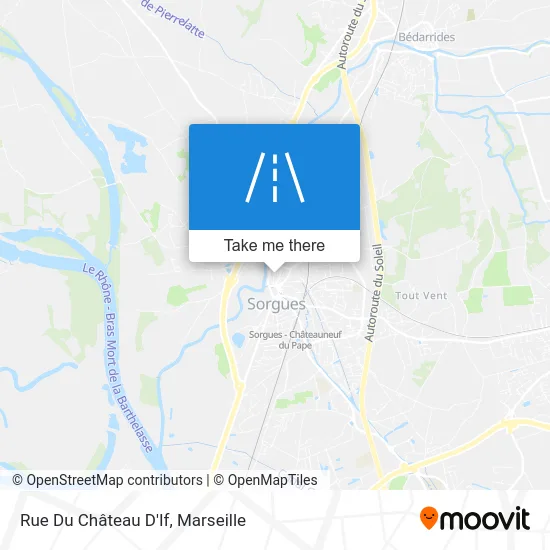 Rue Du Château D'If map