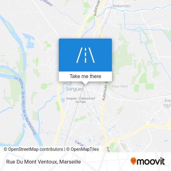 Rue Du Mont Ventoux map