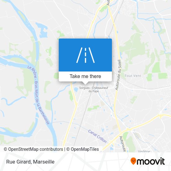 Rue Girard map
