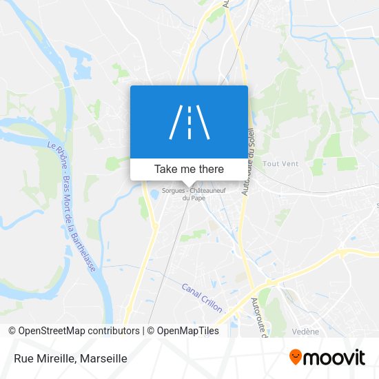 Rue Mireille map