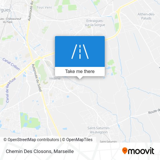 Chemin Des Closons map
