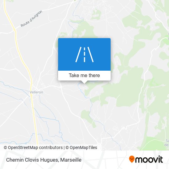 Chemin Clovis Hugues map