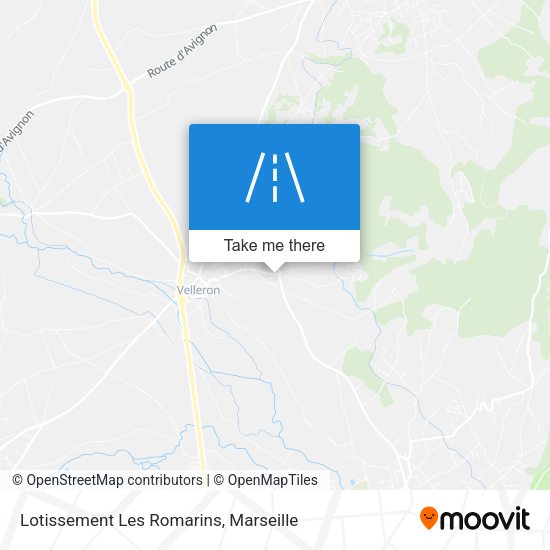 Lotissement Les Romarins map