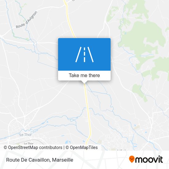 Route De Cavaillon map
