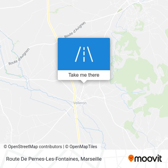 Route De Pernes-Les-Fontaines map