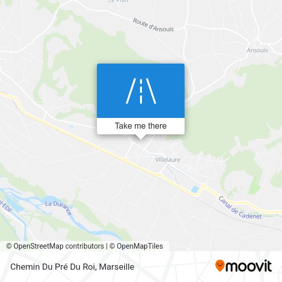 Chemin Du Pré Du Roi map