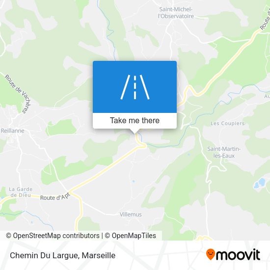 Chemin Du Largue map
