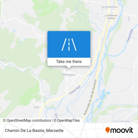 Chemin De La Bastie map
