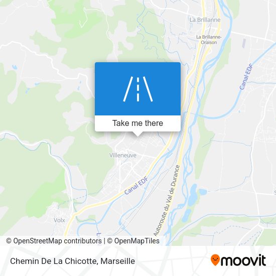Chemin De La Chicotte map