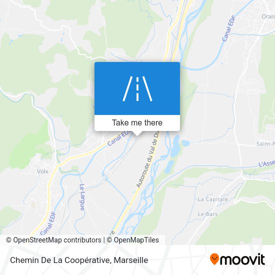 Chemin De La Coopérative map