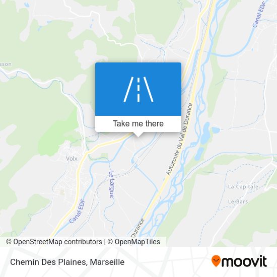 Chemin Des Plaines map