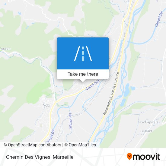 Chemin Des Vignes map