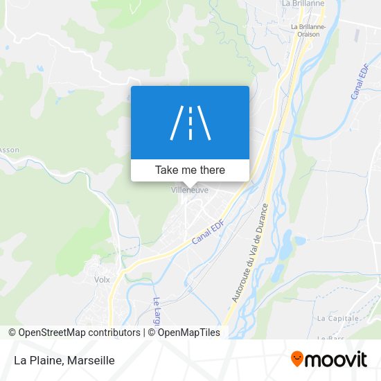 La Plaine map
