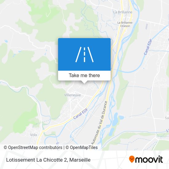 Lotissement La Chicotte 2 map