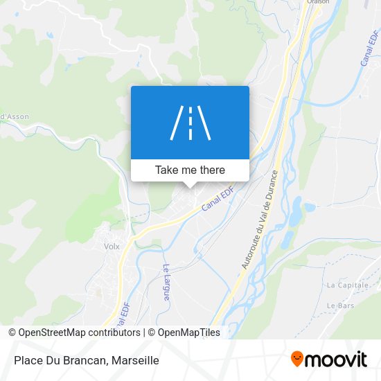 Place Du Brancan map