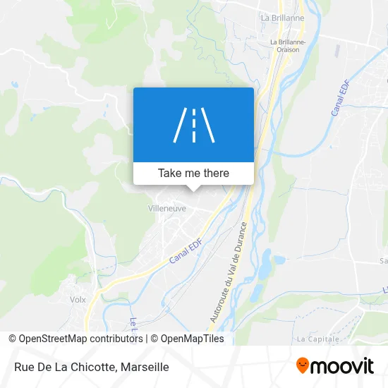 Rue De La Chicotte map