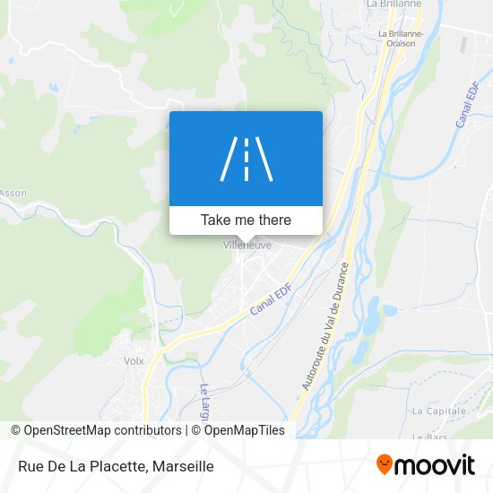 Rue De La Placette map
