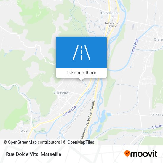 Rue Dolce Vita map