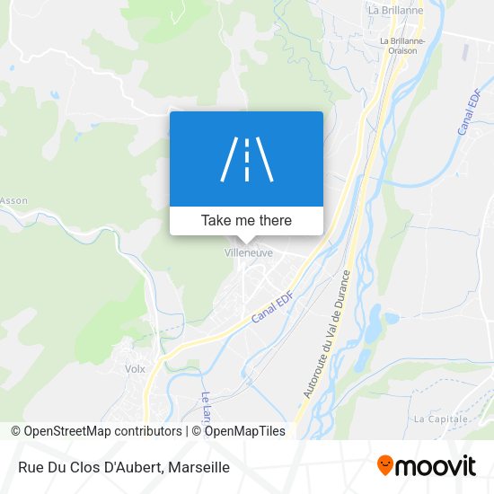 Rue Du Clos D'Aubert map