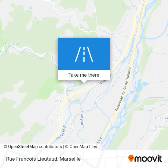 Rue Francois Lieutaud map