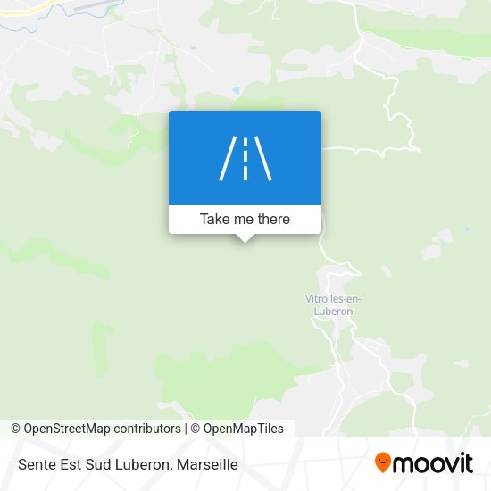 Sente Est Sud Luberon map