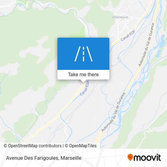 Avenue Des Farigoules map